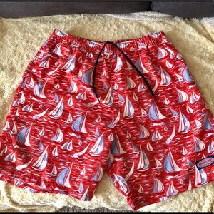 Vineyard Vines Swim Trunks, Mens Size L